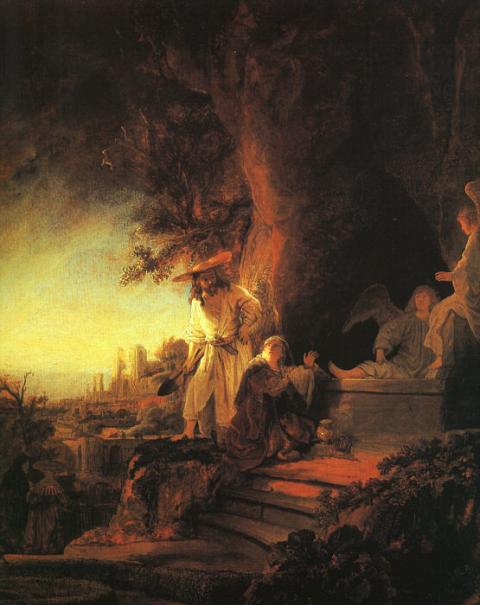 Rembrandt: Jézus megjelenik Mária Magdalénának